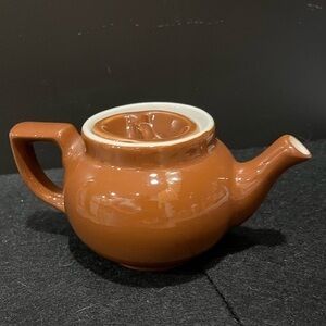 Hall Individual Brown Teapot 1.5 Cup Made in USA